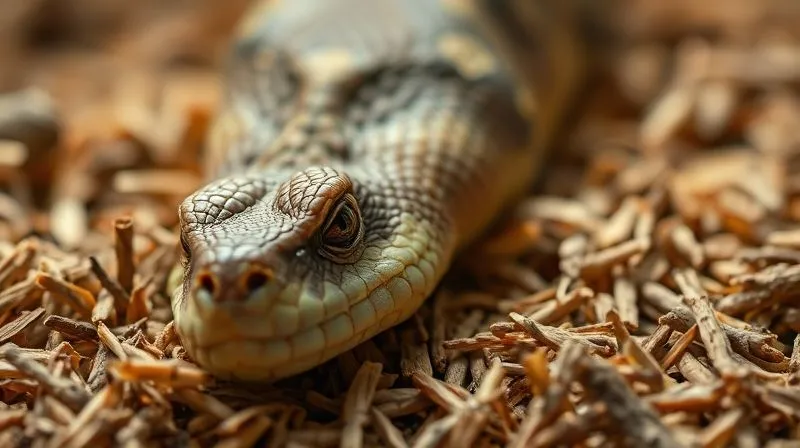 A photorealistic close-up of a reptile's foot gently sinking into a thick, soft layer of fine cypress mulch and coco fiber, illustrating comfort and support. Cinematic lighting, sharp focus on the texture of the substrate and scales, depth of field blurring the background. 8K hyper-detailed, shot on a high-end DSLR, emphasizing tactile relief. A photorealistic close-up of a reptile's foot gently sinking into a thick, soft layer of fine cypress mulch and coco fiber, illustrating comfort and support. Cinematic lighting, sharp focus on the texture of the substrate and scales, depth of field blurring the background. 8K hyper-detailed, shot on a high-end DSLR, emphasizing tactile relief.
