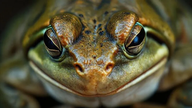 A photorealistic close-up of an aged frog's skin, showing subtle signs of dehydration on one side and healthy, moist skin on the other, illustrating the impact of environmental humidity. Cinematic lighting, sharp focus, 8K hyper-detailed, professional photography, shot on a high-end DSLR. A photorealistic close-up of an aged frog's skin, showing subtle signs of dehydration on one side and healthy, moist skin on the other, illustrating the impact of environmental humidity. Cinematic lighting, sharp focus, 8K hyper-detailed, professional photography, shot on a high-end DSLR.